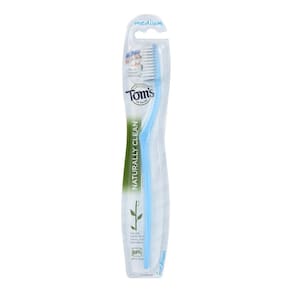 Escova de dentes Tom`s of Maine Naturally Clean Medium 6 unidades