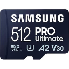 Samsung - Pro Ultimate e adaptador cartão de memória microSDXC de 512 GB-MB-MY512SA/AM