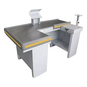 Check Out Leve De 1,80m Mesa Reta Com Kit Amapá Cor Branco Perfil Amarelo