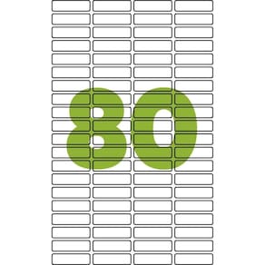 Etiqueta Carta 6187 100fls 44,4x12,7mm 8.000etiq - Maxprint