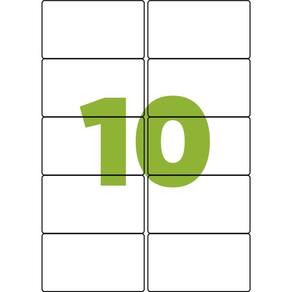 Etiqueta Carta 6183 100fls 50,8 x 101,6 Mm - Maxprint