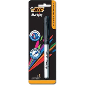 Pincel Marcador Permanente Marking 1.1mm Preto - Bic