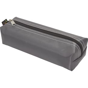 Estojo Simples Nylon Grande Color Cinza - Reflex