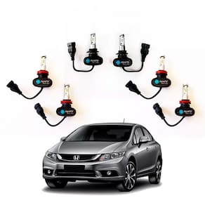 Kit Led Civic G9 Farol Baixo + Alto + Neblina Kit Premium