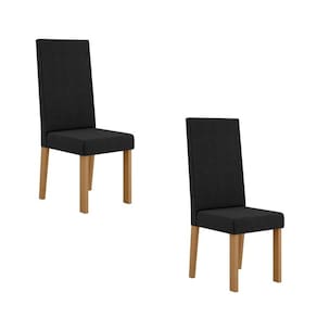 Conjunto 2 Cadeiras para Sala de Jantar Nice Mel/Preto