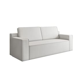 Sofá para Sala de Estar 3 Lugares Magic Branco