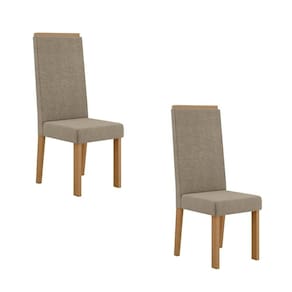 Conjunto 2 Cadeiras para Sala de Jantar Nice Espaldar Mel/Caramelo