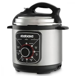 Panela De Pressão Elétrica Itatiaia Essencial 700w 3L Inox/preto 220V