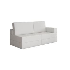Sofá Cama Modular Flip 2 Lugares Magic Branco