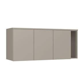 Módulo Aéreo para Quarto 3 Portas Elegance Níquel