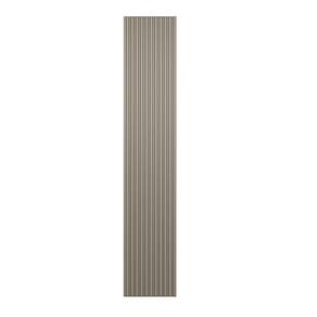 Revestimento de Parede em Mdf Ripado Modular Gris Fosco