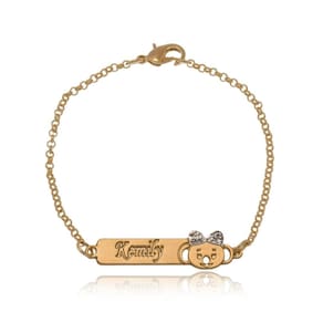 Pulseira Personalizada Chapada Nome Lilica E Tigor Folheado