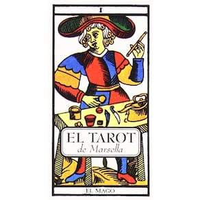Tarot Deck Marseille: 78 cartas e manual explicativo