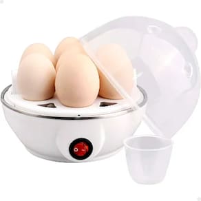 Cozedor Aquecedor Portátil para até 7 Ovos Elétrico 220V Prático Cozinha