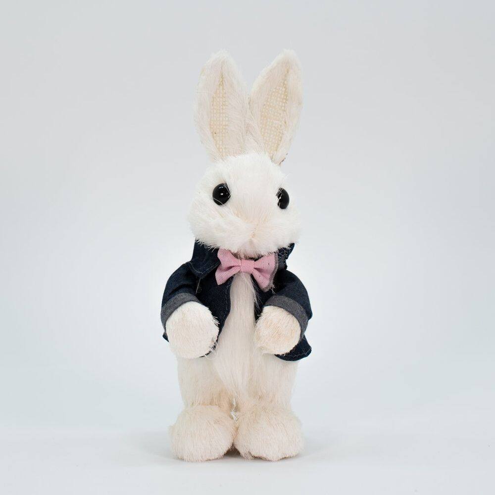 Coelho De Páscoa Enfeite Decoração Coelhinho 25cm