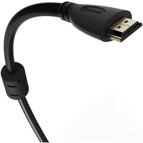 Cabo Hdmi 2.0 Intelbras Ch 2030 3 Metros Preto
