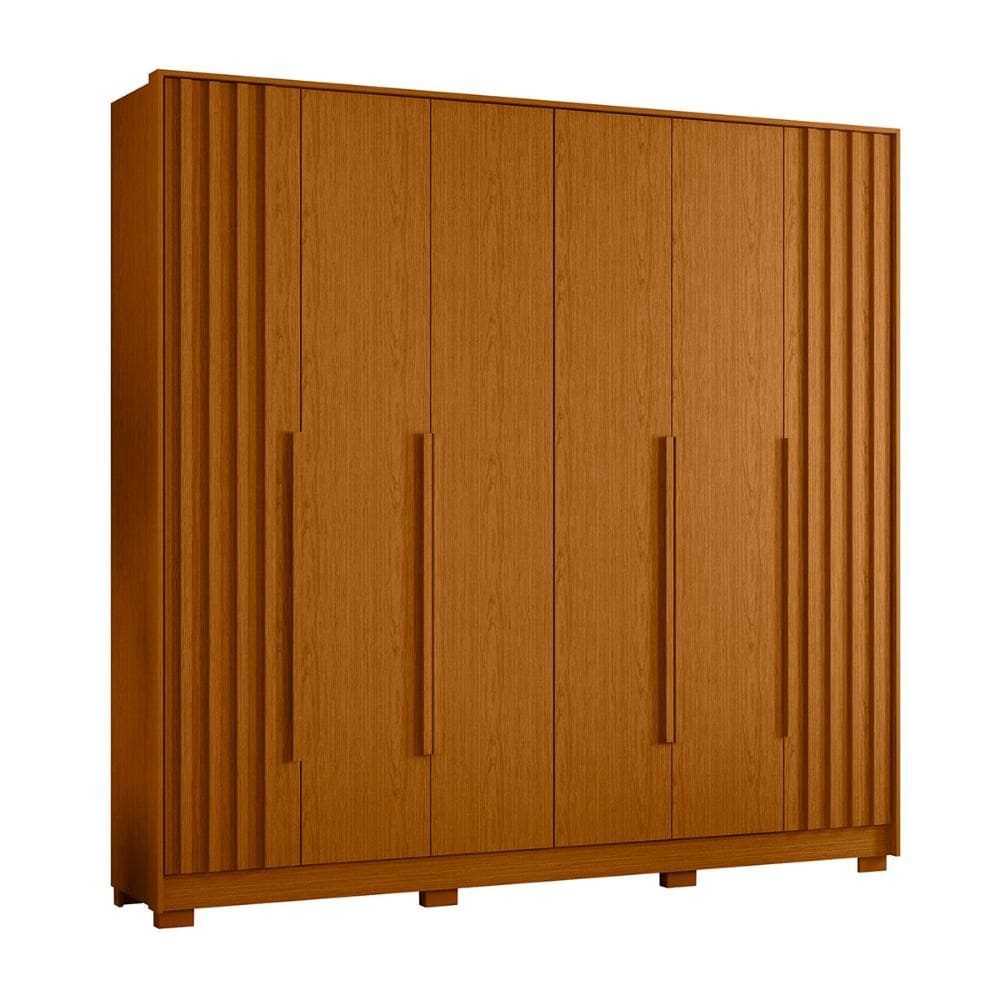 Guarda Roupa Deville 237cm 6 Portas 4 Gavetas c/ Pés
