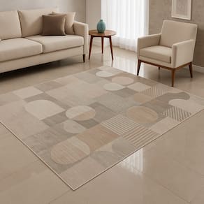 Tapete Belga Stillo Pelo Baixo 100% Viscose 100x140cm - 045
