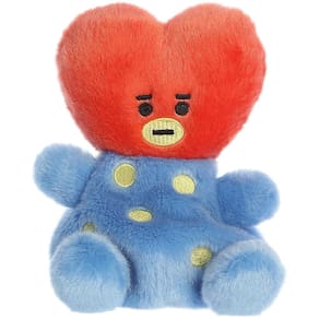 Bicho de pelúcia Aurora Lovable BT21 Palm Pals TATA Red 12cm