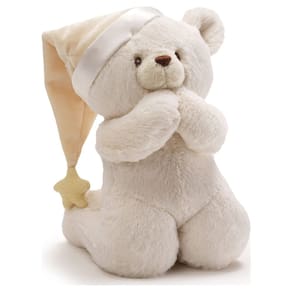 Ursinho de pelúcia GUND Baby Goodnight Prayer Moving Talking 15 cm
