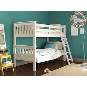 Beliche 721B Branco Lavado Piratini Com Colchão Gazin