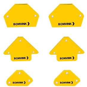Esquadro Magnético Solda Capacidade 4 E 11Kg 6Pçs Bomvink