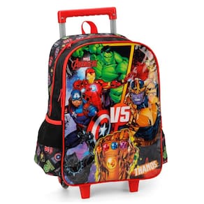 Mochila De Rodinhas Avengers X Thanos Preto