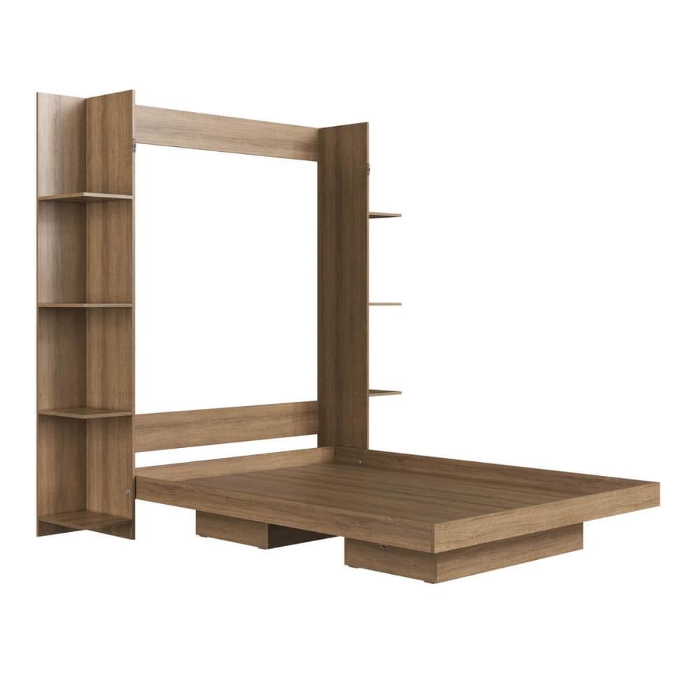 Cama Articulada Casal Vertical com 8 Prateleiras e 2 Nichos CV1145 140cm - Art In Móveis