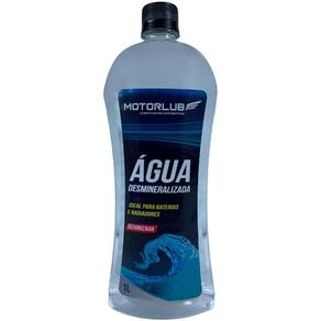 Agua Desmineralizada Deionizada 1L - Motorlub
