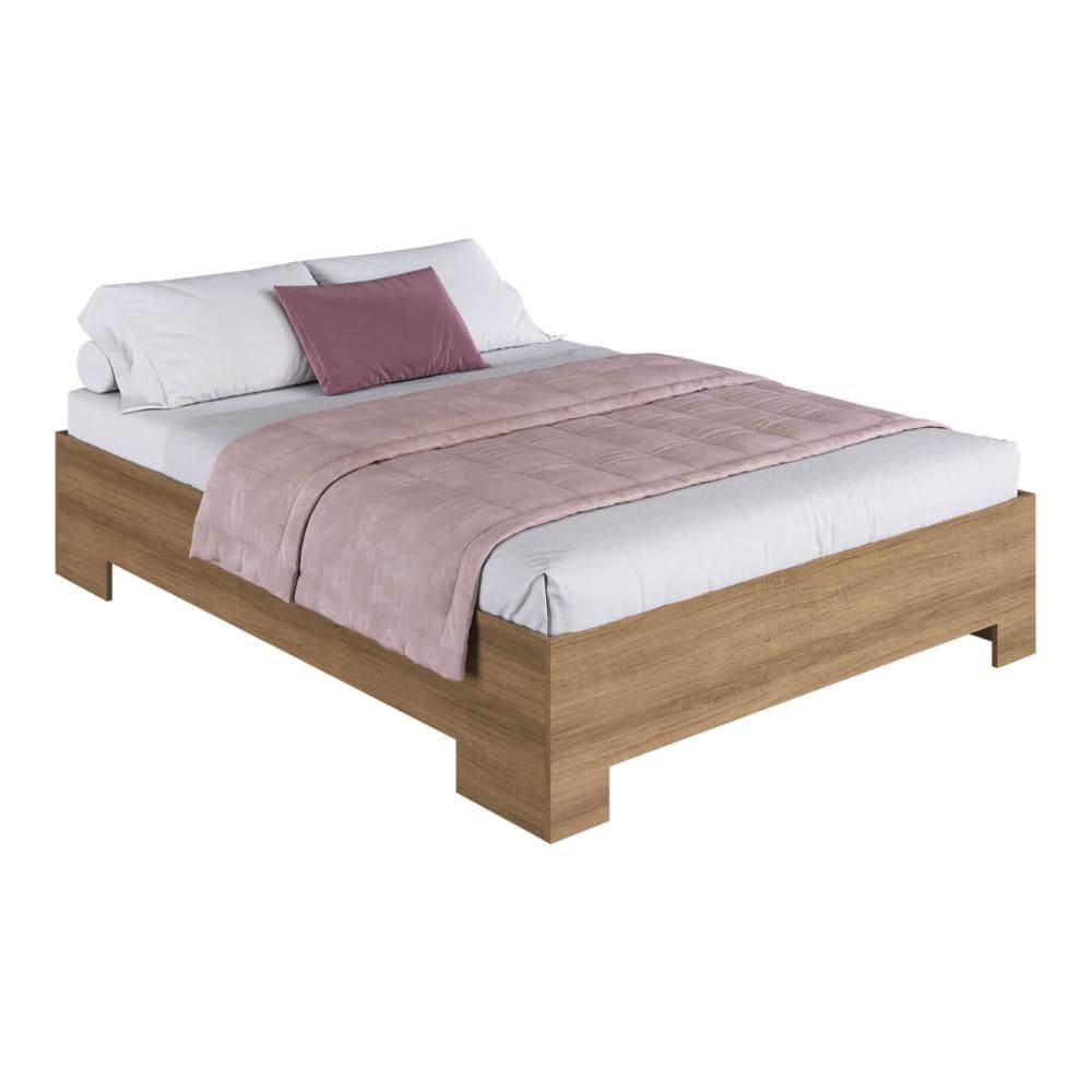 Cama Casal Box com Estrado CX1140 190x140cm - Art In Móveis