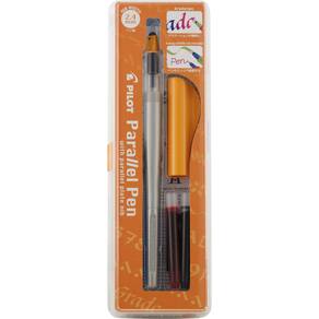 Conjunto de canetas de caligrafia PILOT Parallel Nib de 2,4 mm com cartuchos de tinta