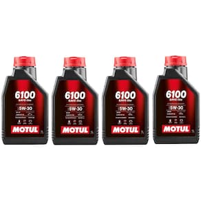 KIT 4L Óleo Motor Carro Motul 6100 Save-lite 5w30 Semi-sintético API SP