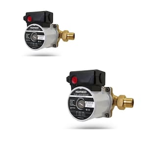 Kit 2 Mini Bombas Komeco Tp20 Pressurizadores de Água Quente Fria Bronze 127V