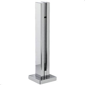 Torre Guarda Corpo Pinça 1 Furo Para Vidro 30cm Inox FS