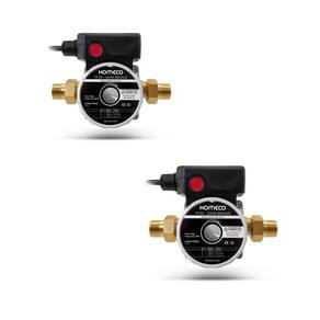 Kit 2 Mini Bombas Komeco Tp20 Pressurizadores de Água Quente Fria Bronze 220V