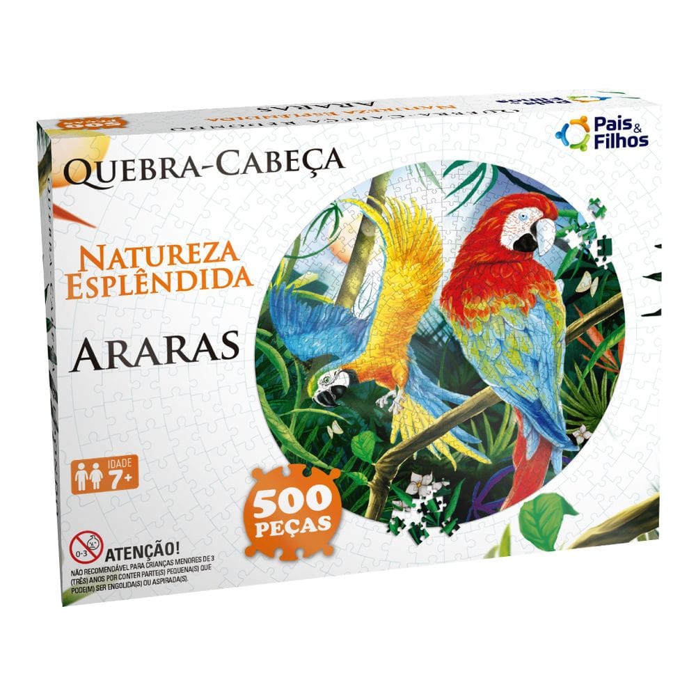Quebra- cabeça Araras 500 Peças