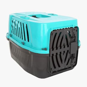 Caixa Transporte Animais N4 Cachorros Gato Azul Alvorada