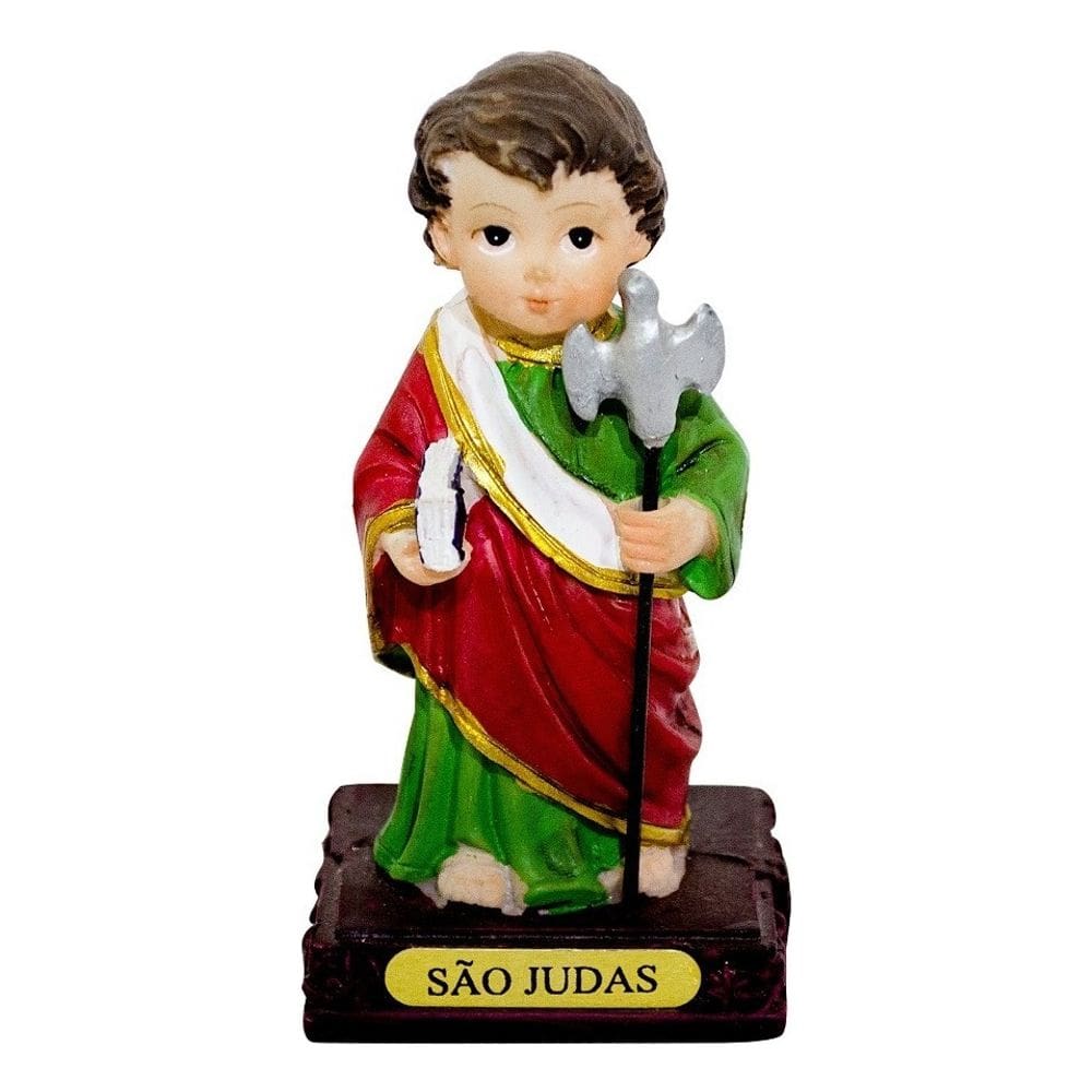 São Judas Infantil 8cm Enfeite Resina