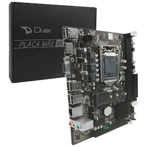 Placa Mãe Duex Dx H61Z M2, Intel 2/3 Geração, Ddr3, Socket