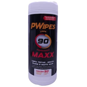 Toalhas Umedecidas Desengraxantes Dupla Face 50 uni - Pwipes