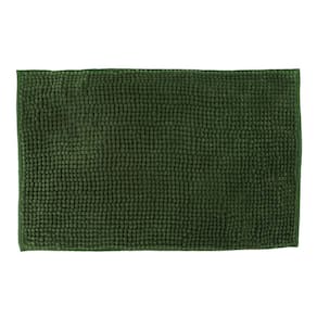 Tapete Para Banheiro Bolinha Antiderrapante Verde 58x38cm