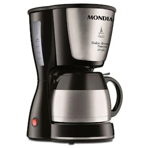 Cafeteira Elétrica Mondial Dolce Arome Thermo Preto 800W 127V - C-33 JT 24X