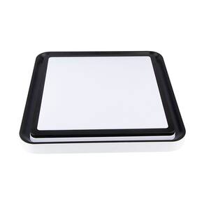 Plafon Nordecor Zony Quadrado 2672 Led Bivolt Preto