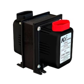 Autotransformador KF Tripolar 2000VA, Slim, Bivolt 110/220V, KF-SLIM-TRF0896, Preto