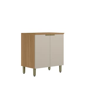 Balcão 2 Portas com Tampo em MDF Selene Linea Brasil