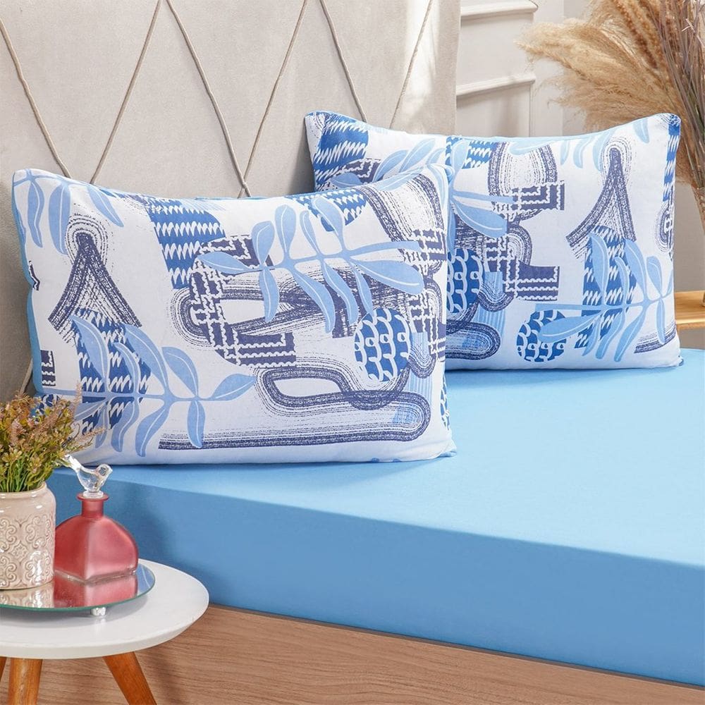 Jogo de Cama Queen Dreams Malha 100% Algodão 158x198x30cm