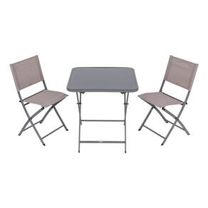 Conjunto Jardim Varanda Aco Cinza Square 2 Pessoas - Madrid