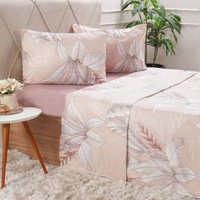 Jogo de Cama King Cotton Touch 4 Peças 193x203x40cm