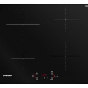 Cooktop 4 Bocas Inducao 220v Powerbooster 59x51cm - Brastemp