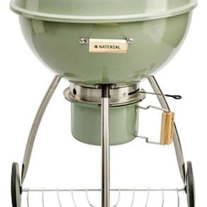 Churrasqueira A Bafo Carvao Movel Aco 166x64cm Deluxe - Jade